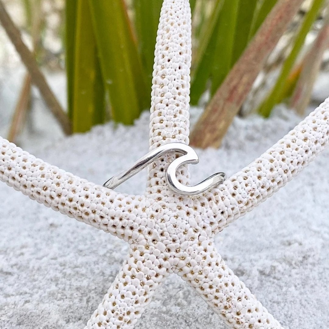 Silver Sea Wave Ring 2