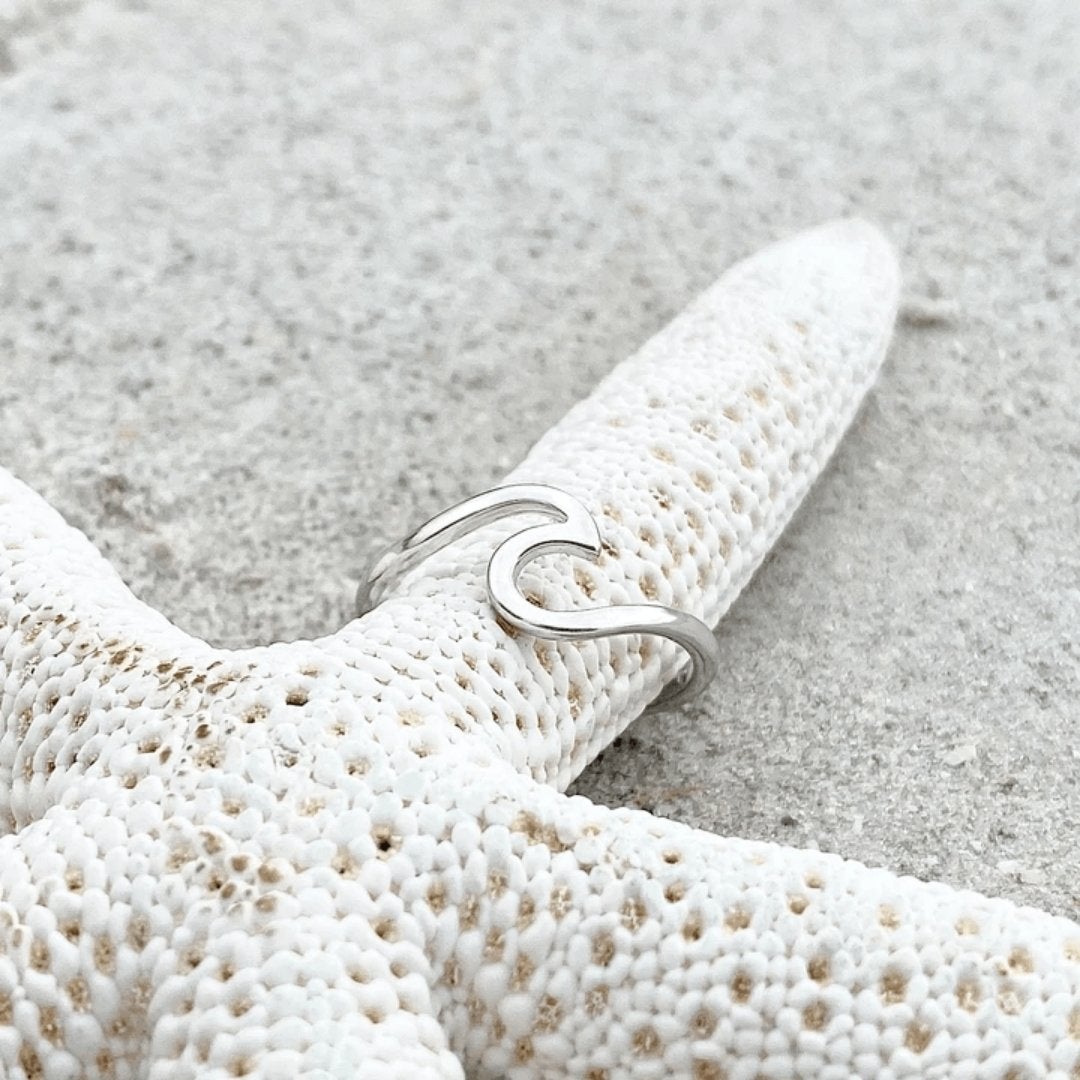 Silver Sea Wave Ring 3