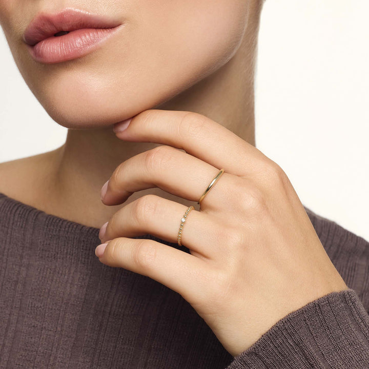 Slim Dome Ring | Gold 2