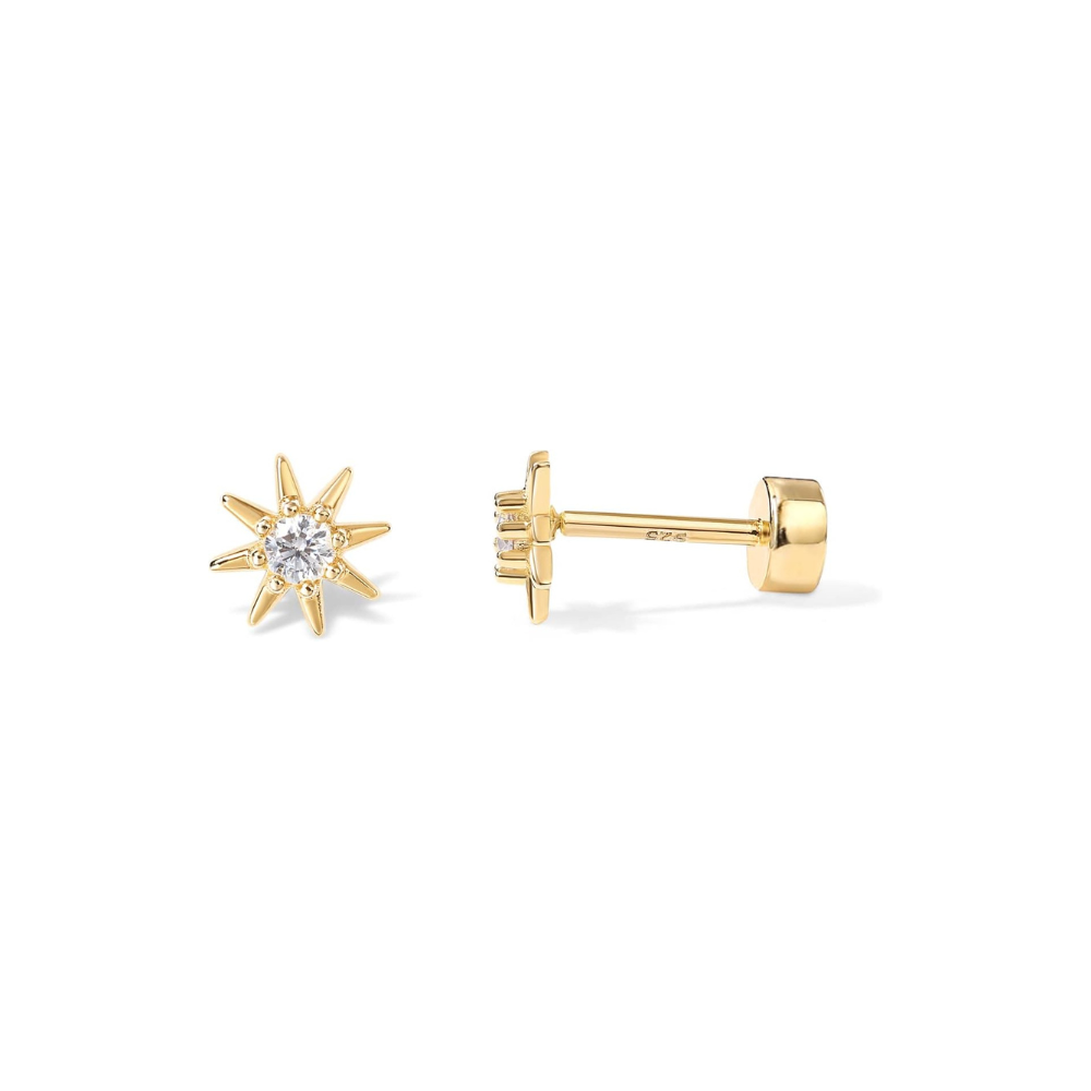 Sunburst Earrings | Gold 0