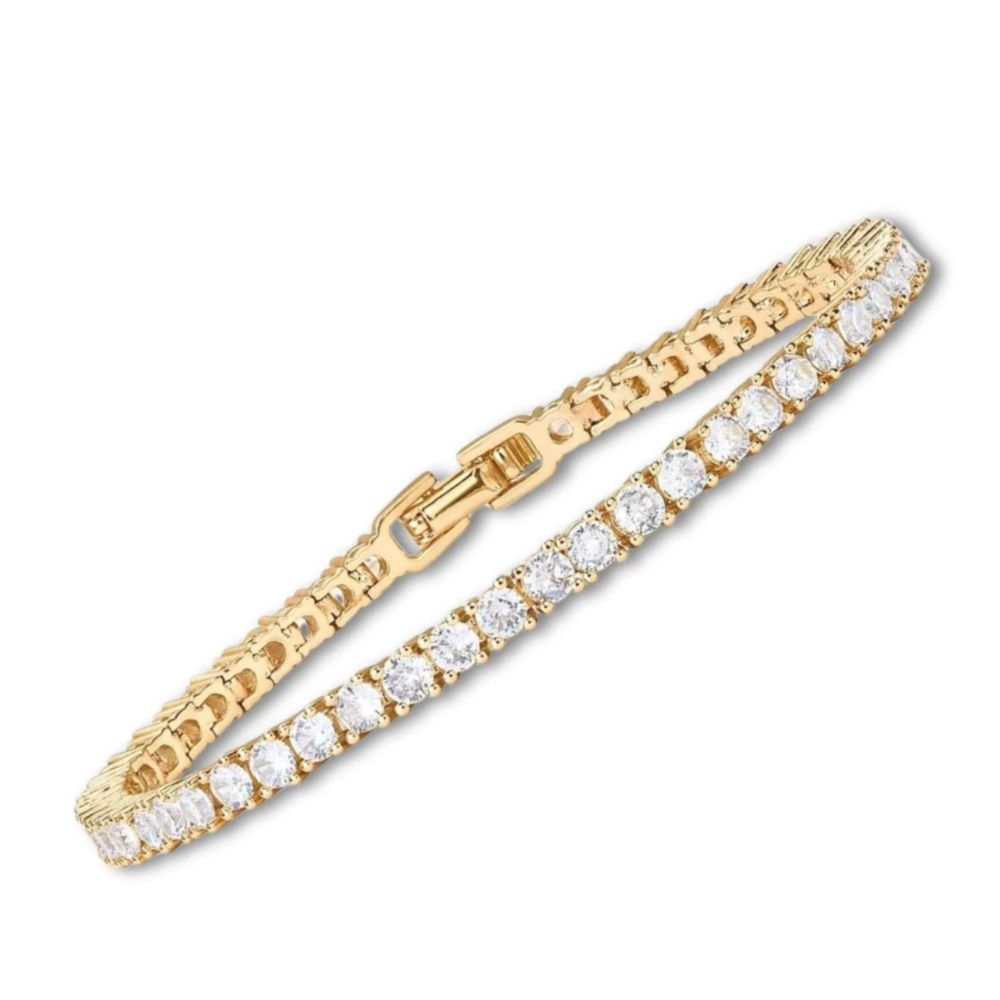 Tennis Gold Bracelet 0