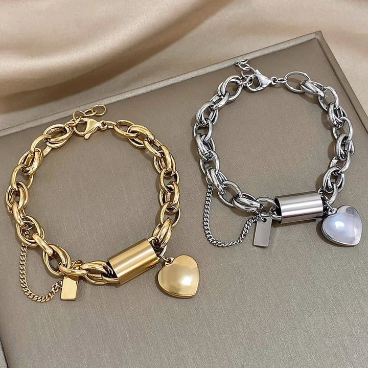 Thick Gold Bracelet 3