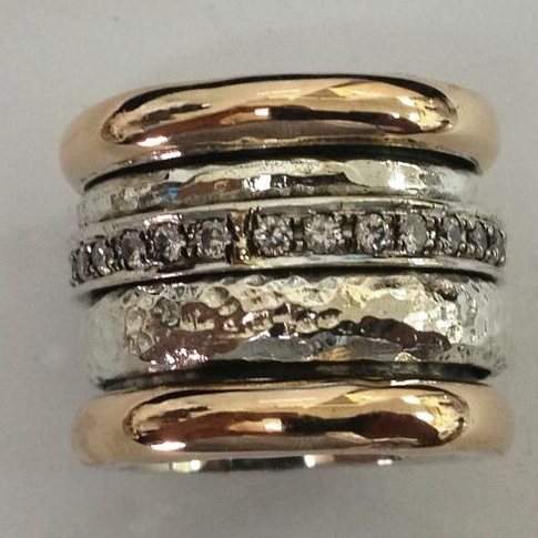 Thick Layered Vintage Gold Ring 0