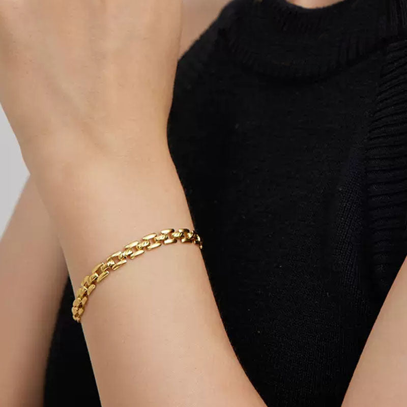 Timepiece Chain Bracelet | Gold 1