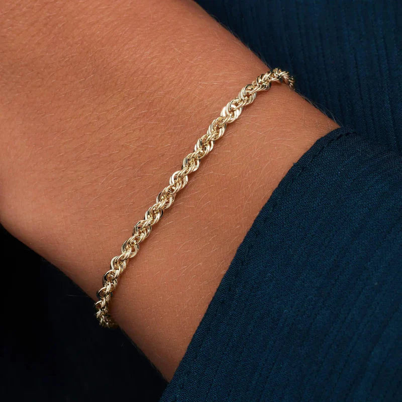 Twisted Chain Bracelet | Gold 1
