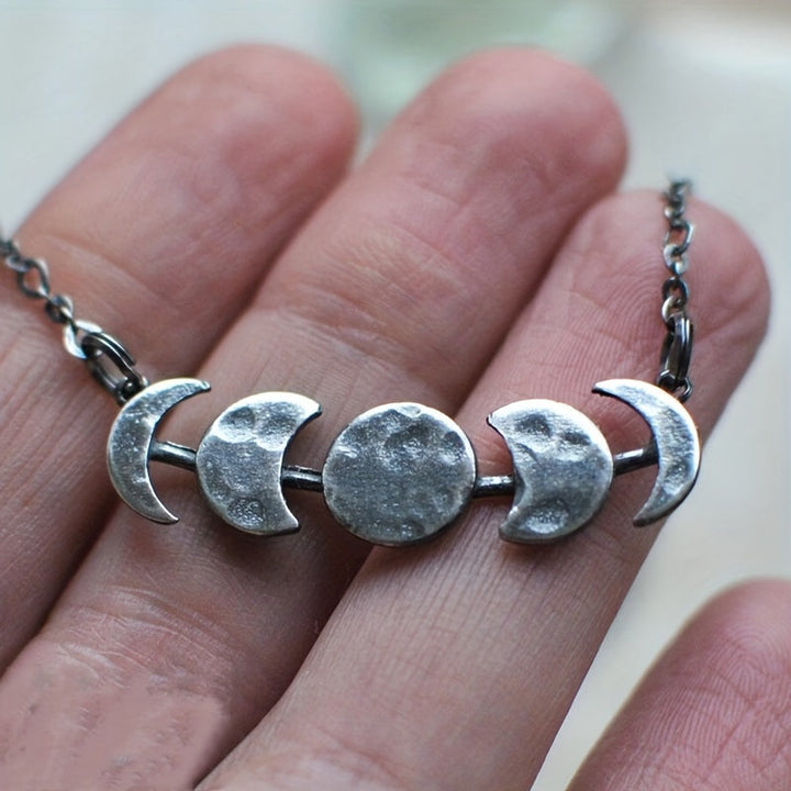 Vintage Full Moon Necklace Women's Charm Jewelry 2