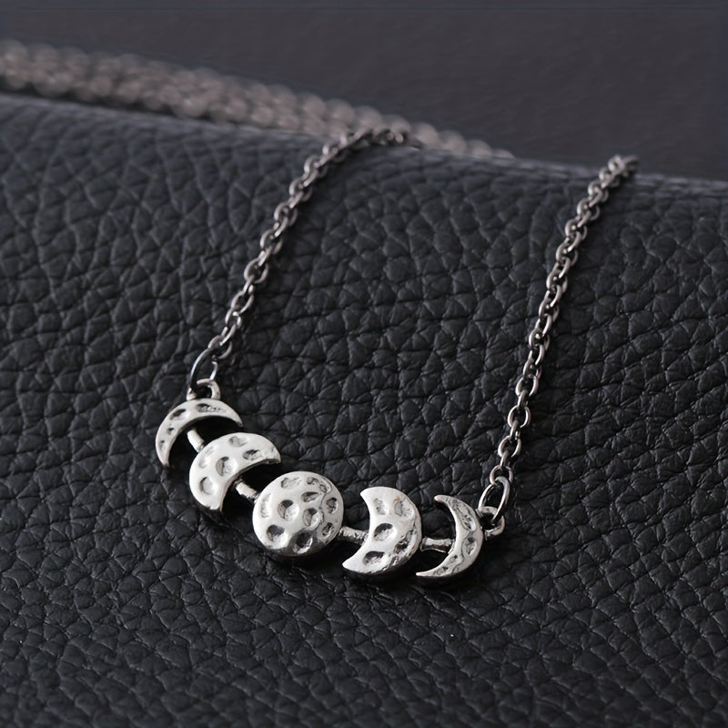Vintage Full Moon Necklace Women's Charm Jewelry 3