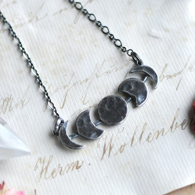 Vintage Full Moon Necklace Women's Charm Jewelry 5